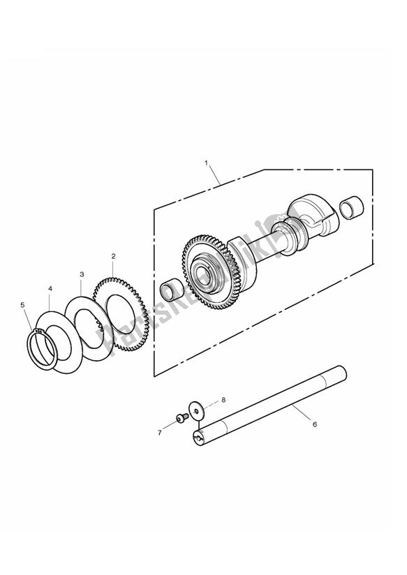 Alle onderdelen voor de Balancer van de Triumph Thunderbird 1700 2010 - 2014