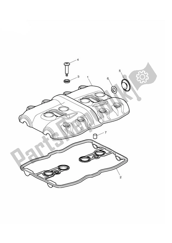 Todas las partes para Tapa De La Leva de Triumph Thunderbird 1700 2010 - 2014