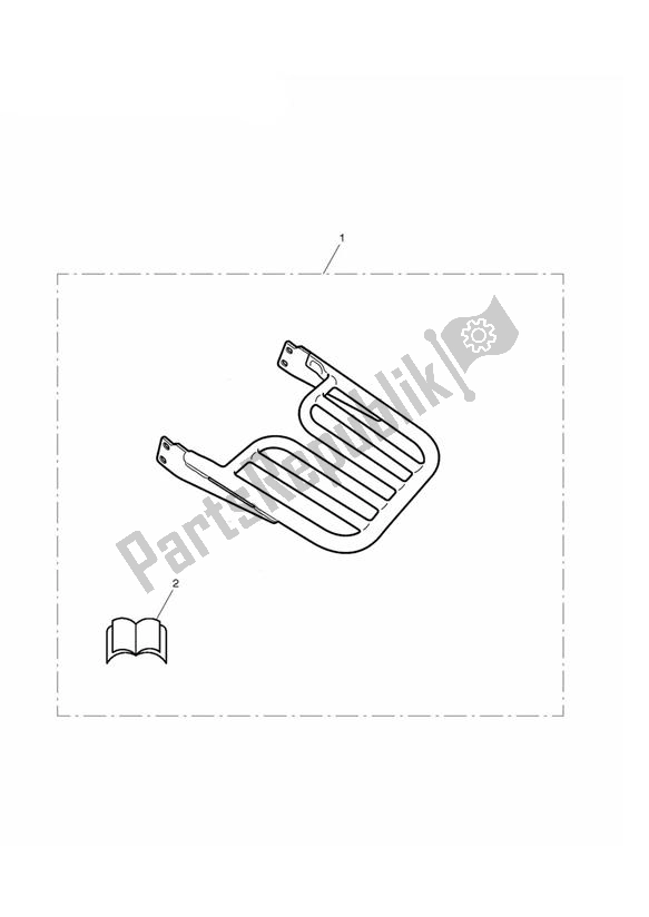 Todas las partes para Chrome Luggage Rack de Triumph Thunderbird 1700 2010 - 2014