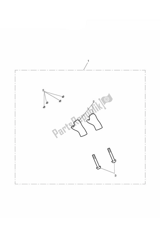 Todas las partes para Chrome Risers de Triumph Thunderbird 1700 2010 - 2014