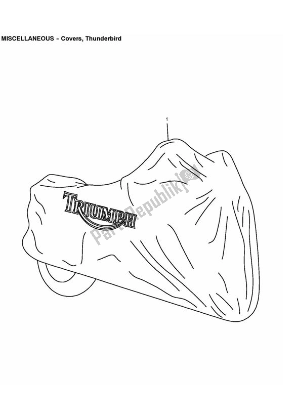 Wszystkie części do Covers, Thunderbird Triumph Thunderbird 1700 2010 - 2014