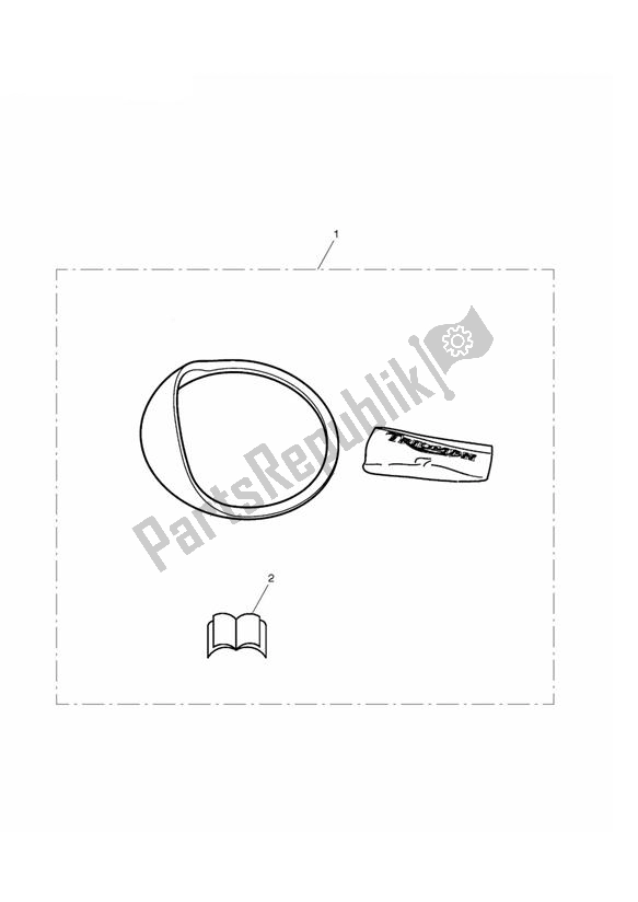 Todas las partes para Instrument Visor de Triumph Thunderbird 1700 2010 - 2014