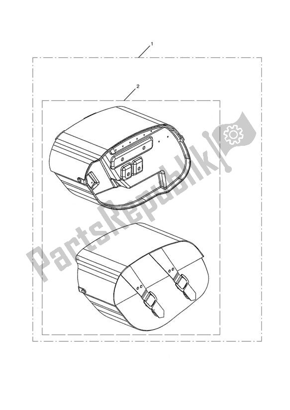 Toutes les pièces pour le Leather Panniers du Triumph Thunderbird 1700 2010 - 2014