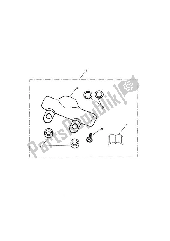 Todas las partes para Rear Master Cylinder Cover de Triumph Thunderbird 1700 2010 - 2014