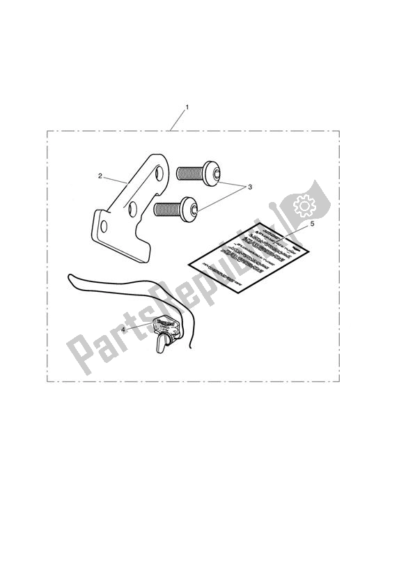 Toutes les pièces pour le Restrictor Kit, 25kw, Tamper Evident du Triumph Thunderbird 1700 2010 - 2014