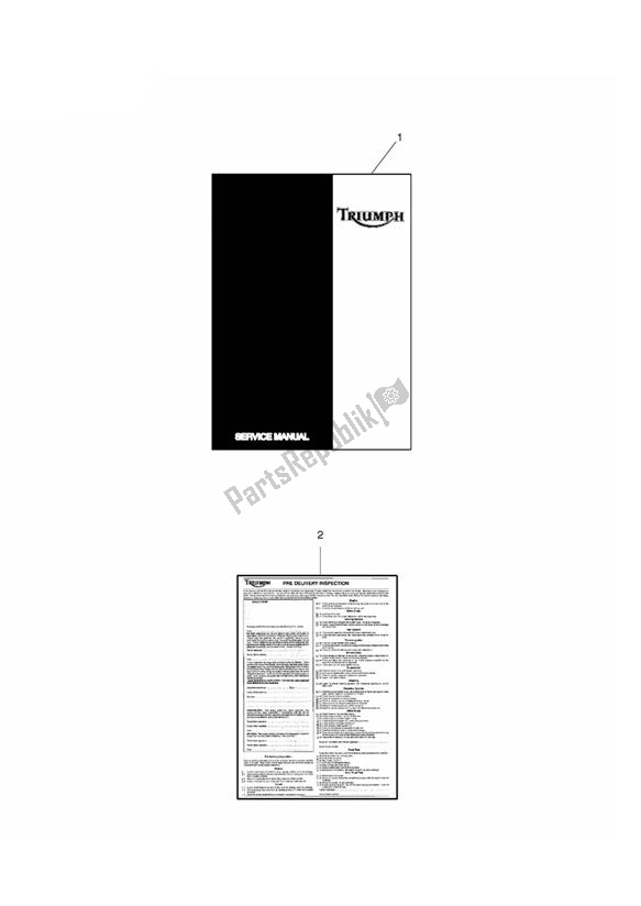 Toutes les pièces pour le Littérature De Service du Triumph Thunderbird 1700 2010 - 2014