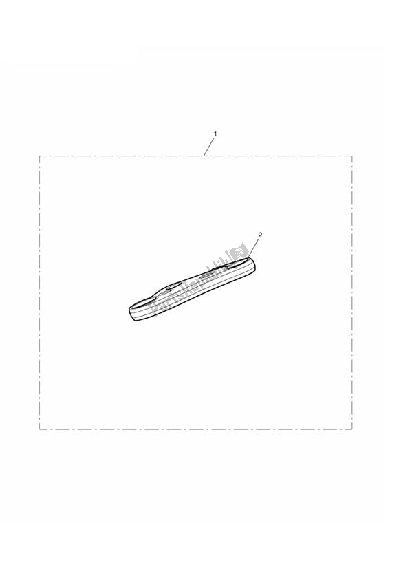 Todas as partes de Jugo Superior do Triumph Thunderbird 1700 2010 - 2014