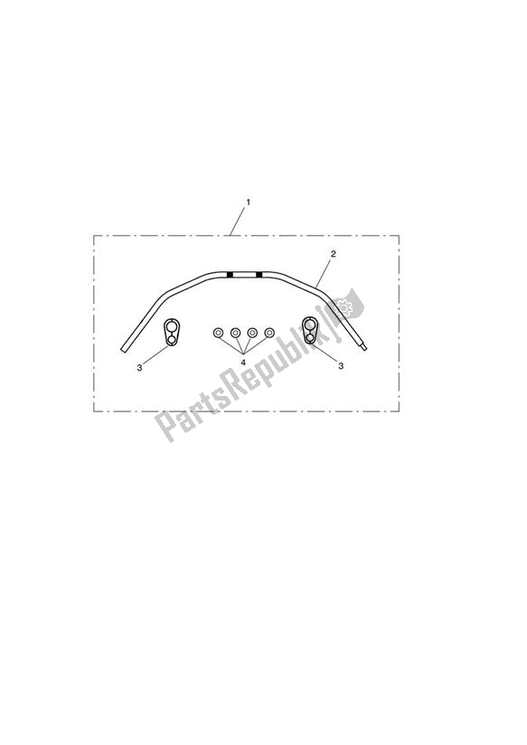 Todas las partes para Manillares Anchos de Triumph Thunderbird 1700 2010 - 2014