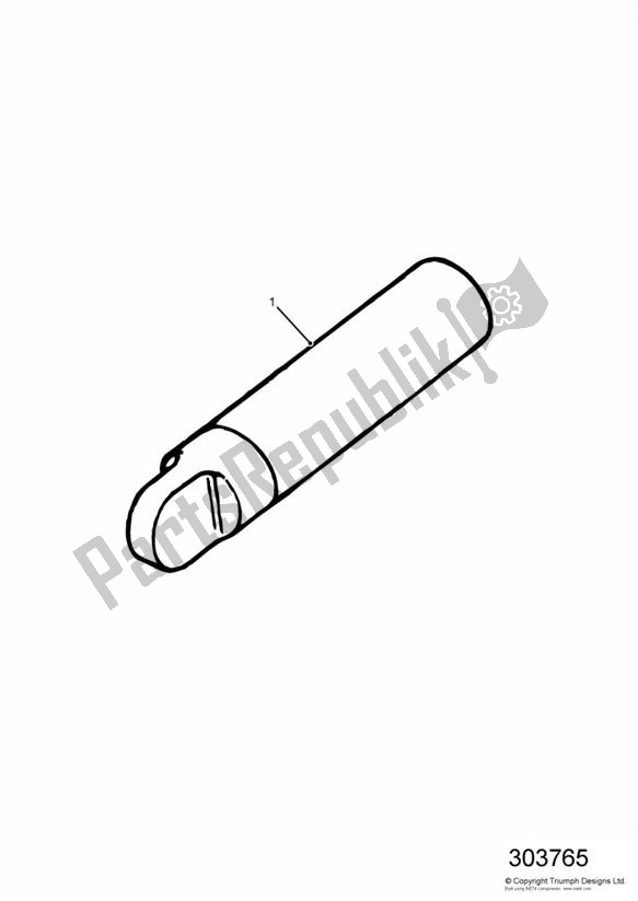 All parts for the Touch-up Paint of the Triumph Thunderbird 885 1995 - 2003