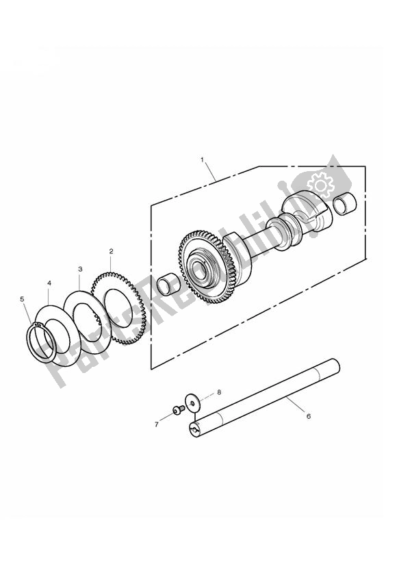 Toutes les pièces pour le Balancier du Triumph Thunderbird Commander 1700 2014 - 2015