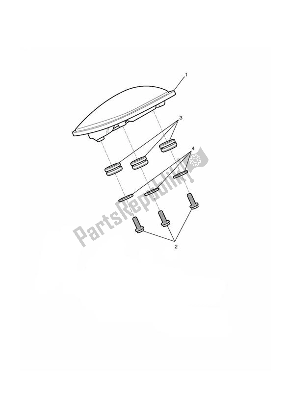 Toutes les pièces pour le Feu Arrière du Triumph Thunderbird Commander 1700 2014 - 2015