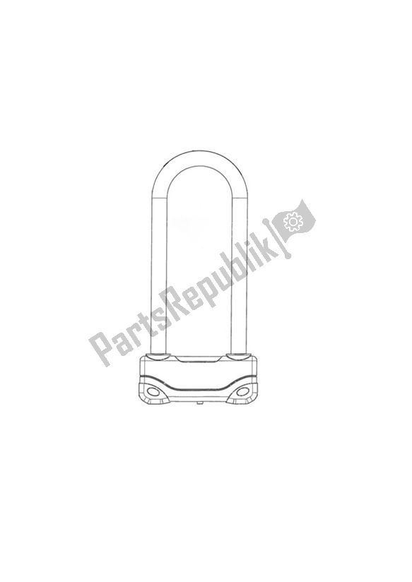 Todas las partes para U-lock 270 de Triumph Thunderbird Commander 1700 2014 - 2015