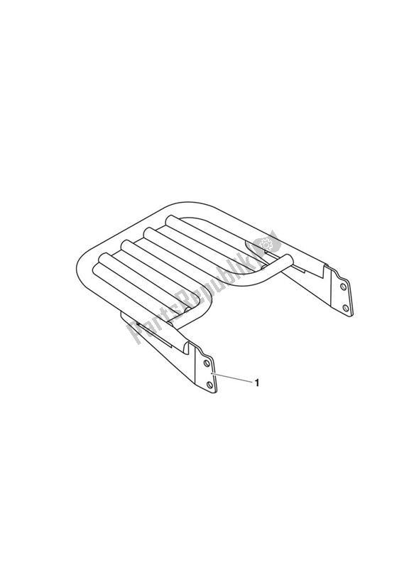 Todas las partes para Portaequipajes de Triumph Thunderbird LT 1700 2014 - 2015