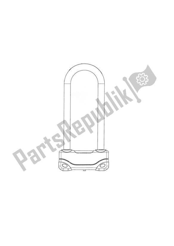 All parts for the U-lock 270 of the Triumph Thunderbird LT 1700 2014 - 2015