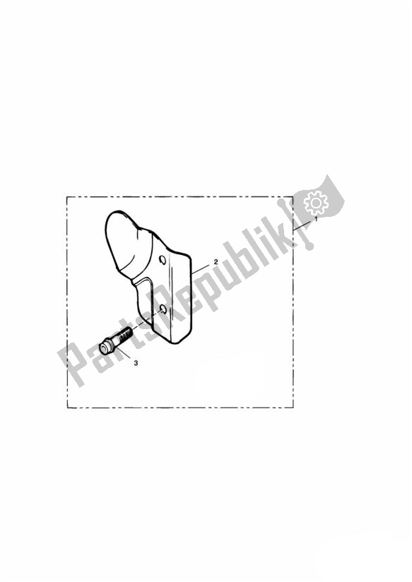 Toutes les pièces pour le Chrome Master Cylinder Cover du Triumph Thunderbird Sport 885 1998 - 2004