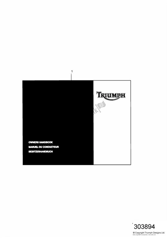 Toutes les pièces pour le Owners Handbook du Triumph Thunderbird Sport 885 1998 - 2004