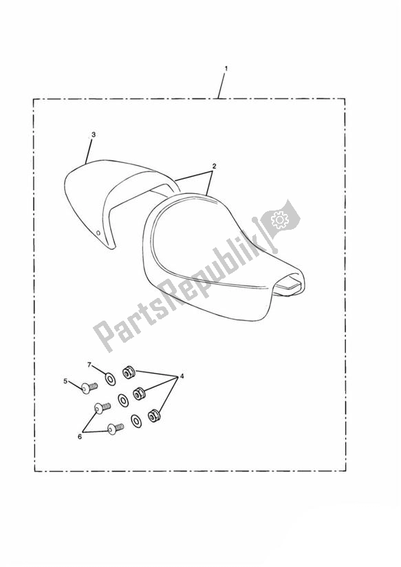 Todas las partes para Single Seat & Cowl de Triumph Thunderbird Sport 885 1998 - 2004