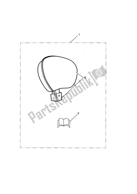 Tutte le parti per il Adjustable Rider Backrest, Longhaul del Triumph Thunderbird Storm 1600 2010 - 2014