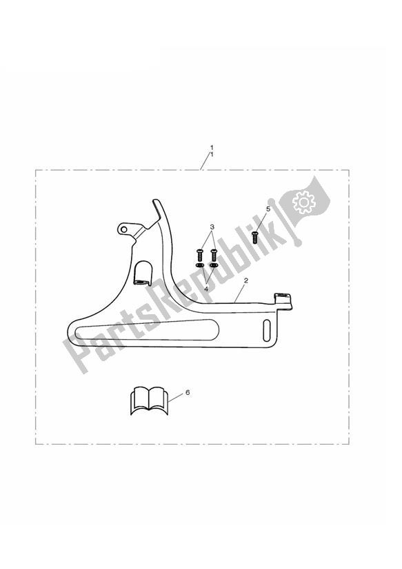 Todas las partes para Lower Belt Guard Kit de Triumph Thunderbird Storm 1600 2010 - 2014