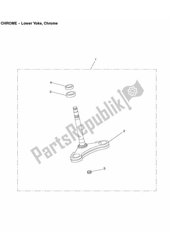 Tutte le parti per il Lower Yoke del Triumph Thunderbird Storm 1600 2010 - 2014