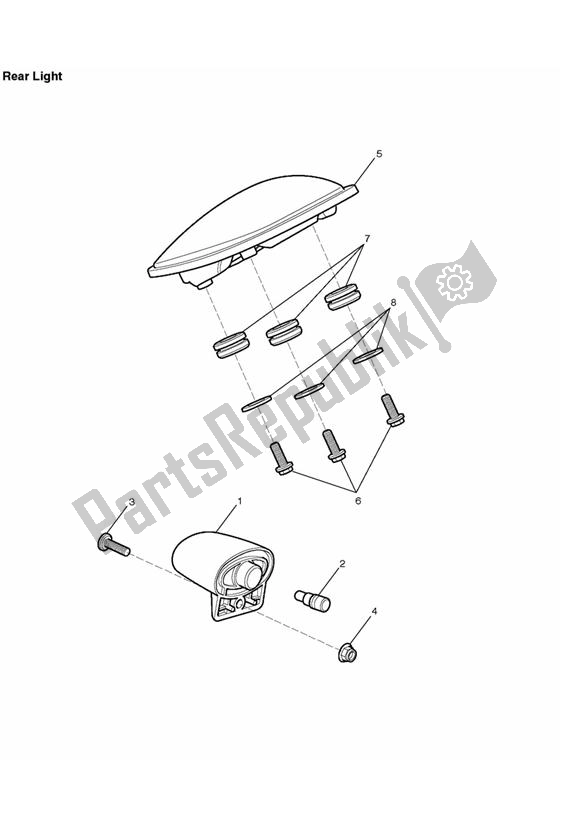 Todas las partes para Luz Trasera de Triumph Thunderbird Storm 1600 2010 - 2014