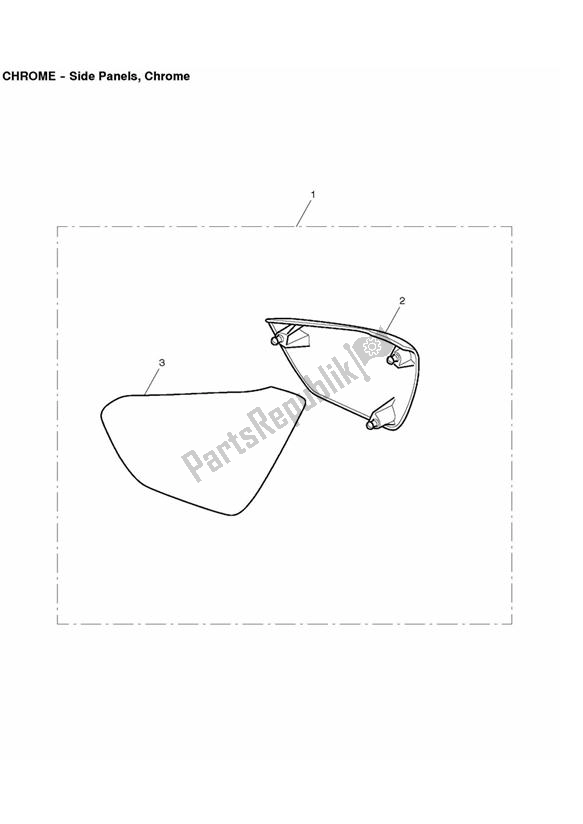 Todas las partes para Paneles Laterales de Triumph Thunderbird Storm 1600 2010 - 2014