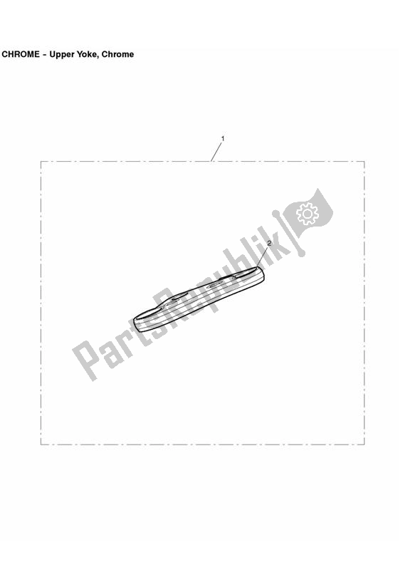 Tutte le parti per il Upper Yoke del Triumph Thunderbird Storm 1600 2010 - 2014