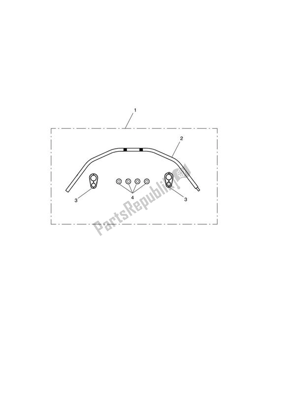 Todas las partes para Manillares Anchos de Triumph Thunderbird Storm 1600 2010 - 2014