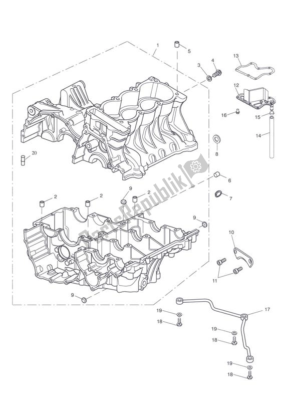 Todas las partes para Cárter Y Accesorios de Triumph Tiger 1050 2007 - 2013