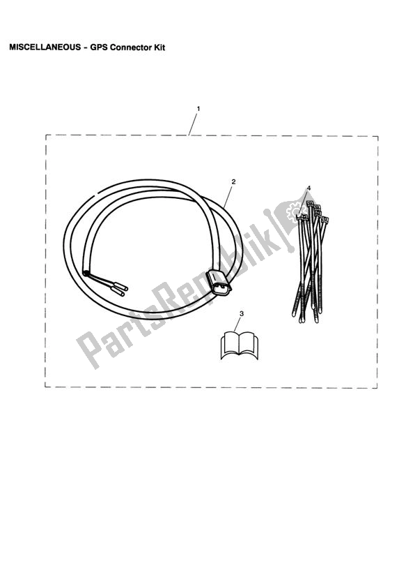 All parts for the Gps Connector Kit of the Triumph Tiger 1050 2007 - 2013