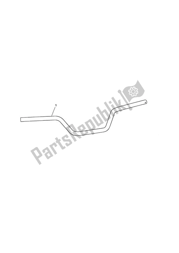 All parts for the Handlebars, Oversize of the Triumph Tiger 1050 2007 - 2013