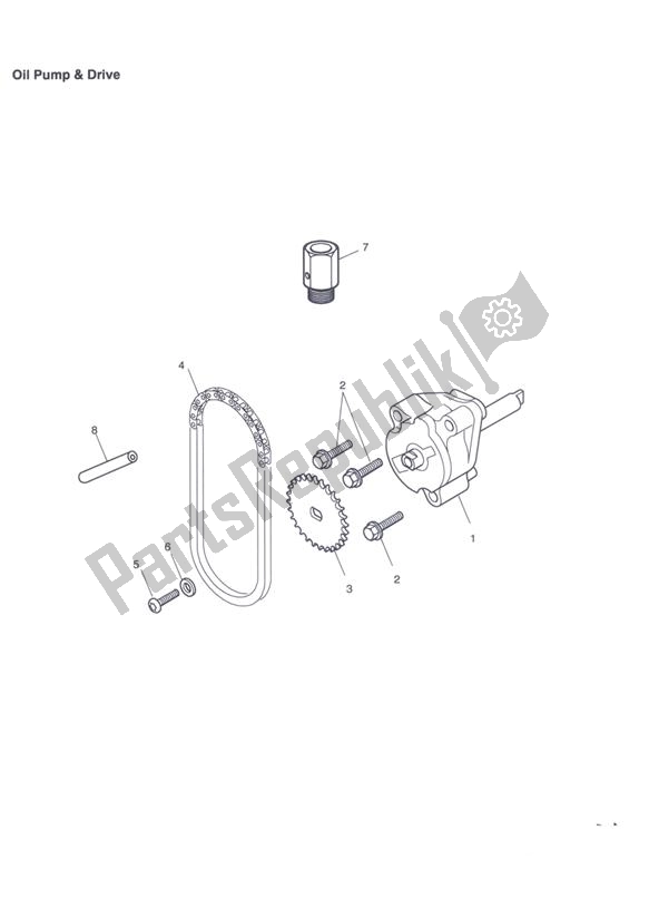 Toutes les pièces pour le Pompe à Huile Et Entraînement du Triumph Tiger 1050 2007 - 2013