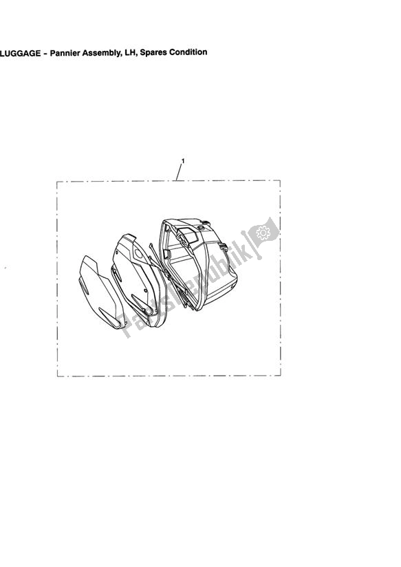 Todas las partes para Pannier Assembly, Lh, Spares Condition de Triumph Tiger 1050 2007 - 2013