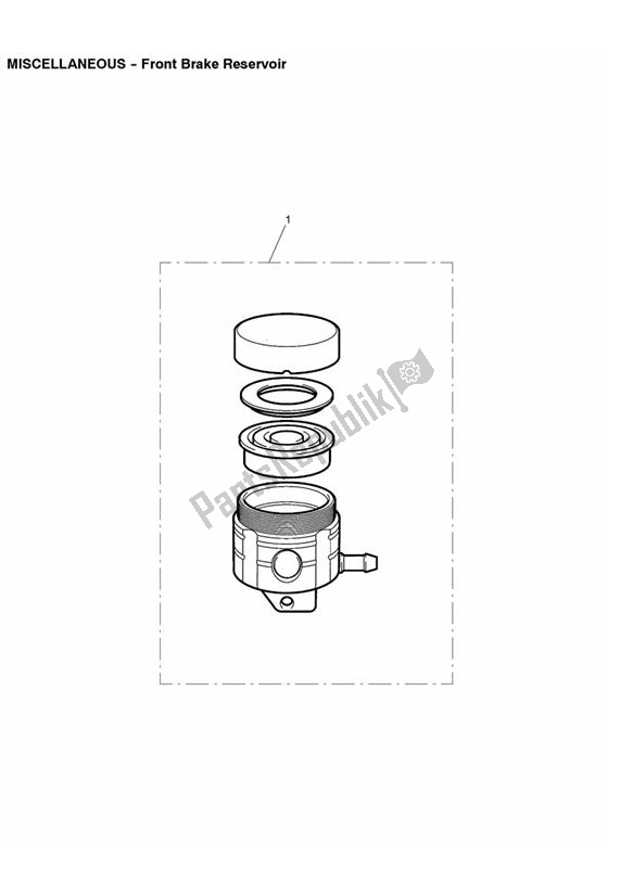 Toutes les pièces pour le Reservoir, Front Brake du Triumph Tiger 1050 2007 - 2013