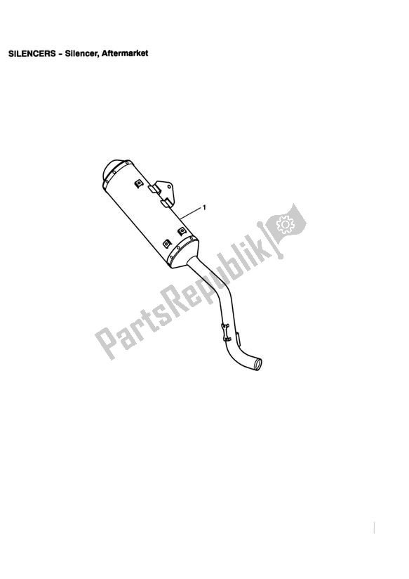 All parts for the Silencer, Aftermarket of the Triumph Tiger 1050 2007 - 2013