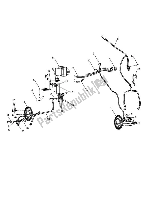 Todas las partes para Abs System - Abs Model Only de Triumph Tiger 1050 2007 - 2016