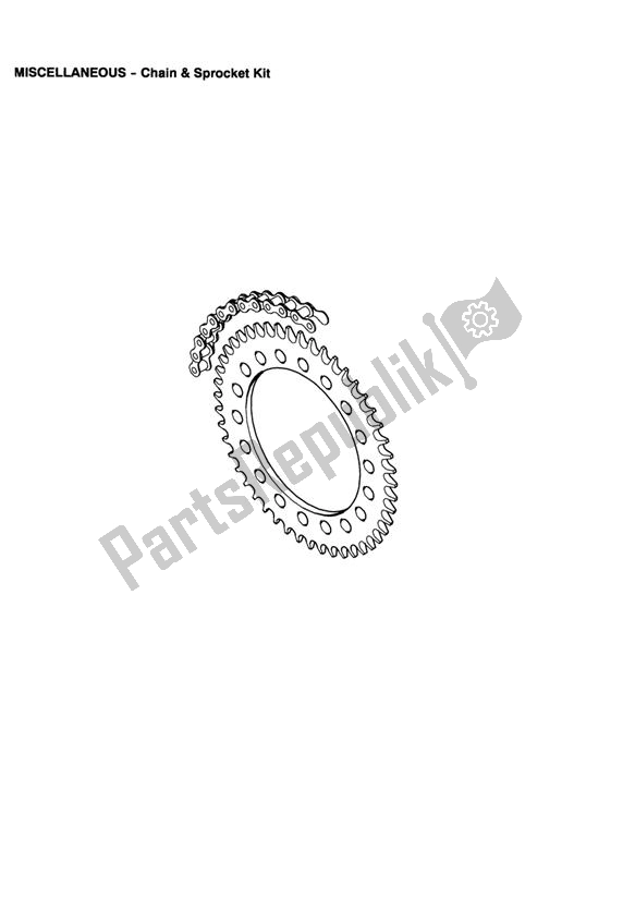 All parts for the Chain & Sprocket Kit of the Triumph Tiger 1050 2007 - 2016