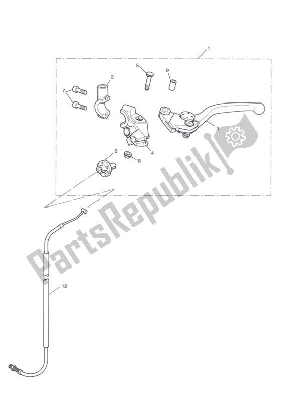 All parts for the Clutch Controls of the Triumph Tiger 1050 2007 - 2016