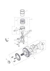 crankshaft, connecting rods, pistons & liners