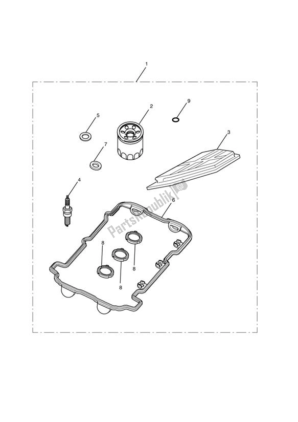 Todas las partes para Engine Service Kits de Triumph Tiger 1050 2007 - 2016