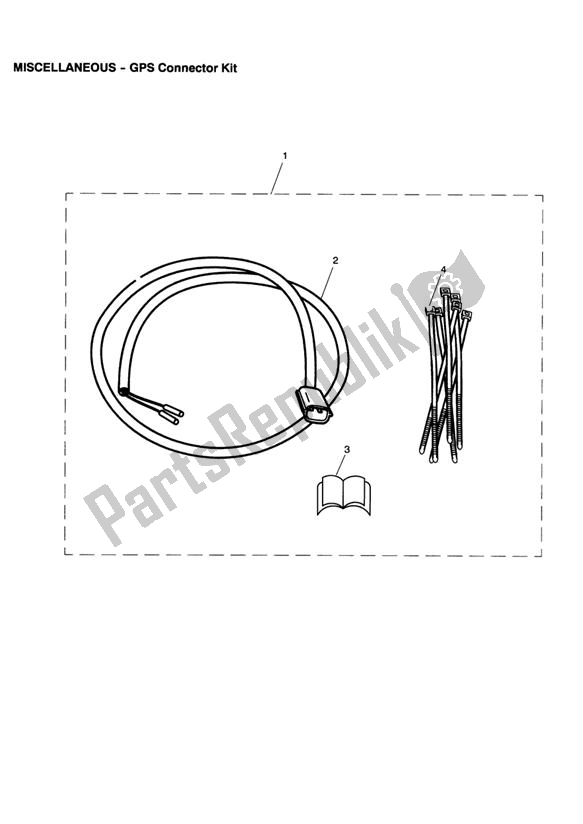 All parts for the Gps Connector Kit of the Triumph Tiger 1050 2007 - 2016