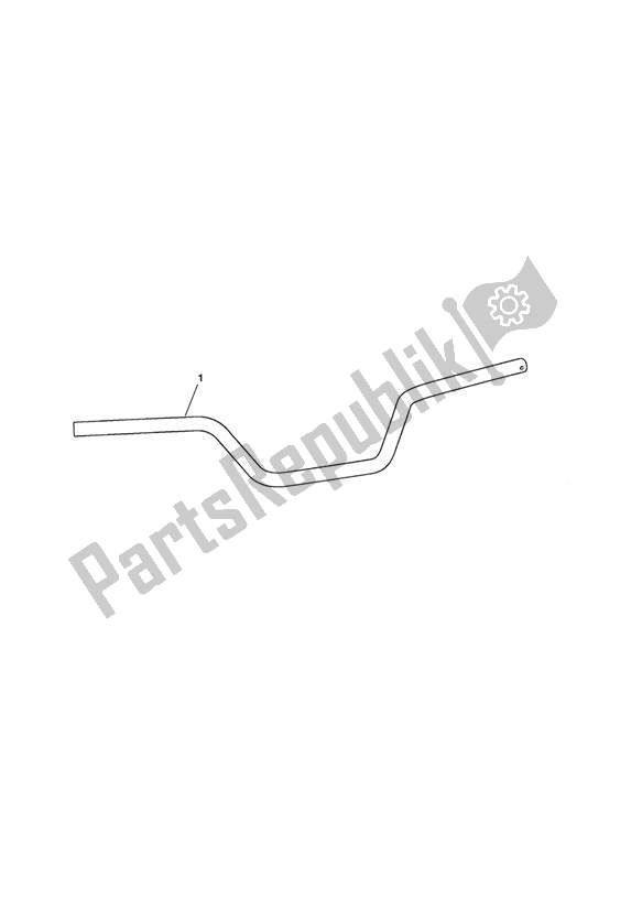 All parts for the Handlebars, Oversize of the Triumph Tiger 1050 2007 - 2016