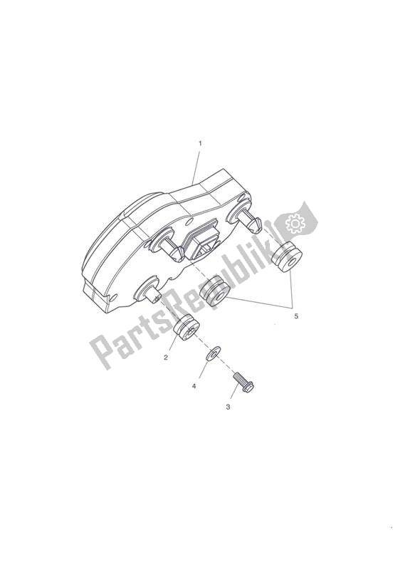 All parts for the Instruments of the Triumph Tiger 1050 2007 - 2016