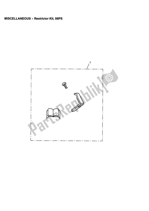 All parts for the Restrictor Kit, 98ps of the Triumph Tiger 1050 2007 - 2016