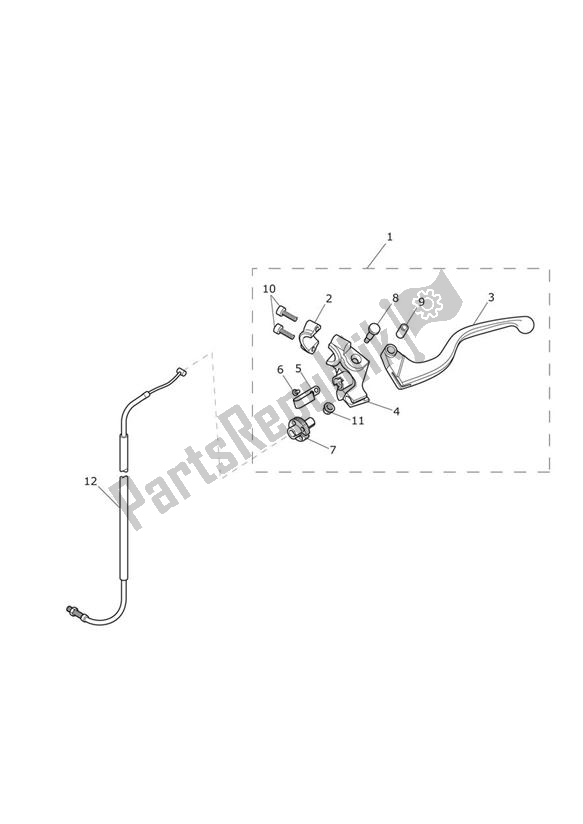 Todas las partes para Controles De Embrague de Triumph Tiger 800 2011 - 2015