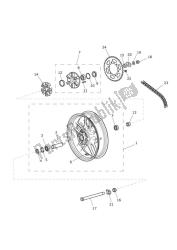 roue arrière et transmission finale