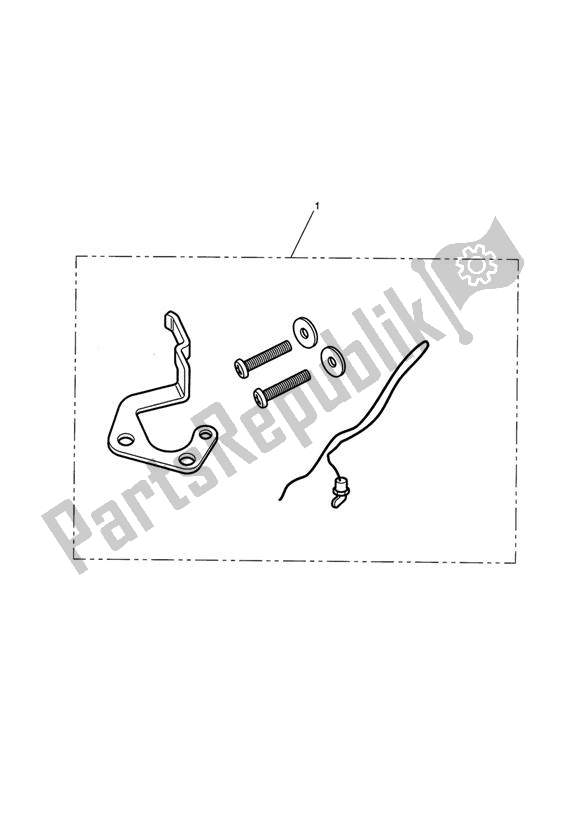 Alle onderdelen voor de Restrictor Kit, 34ps, Anti-tamper van de Triumph Tiger 800 2011 - 2015