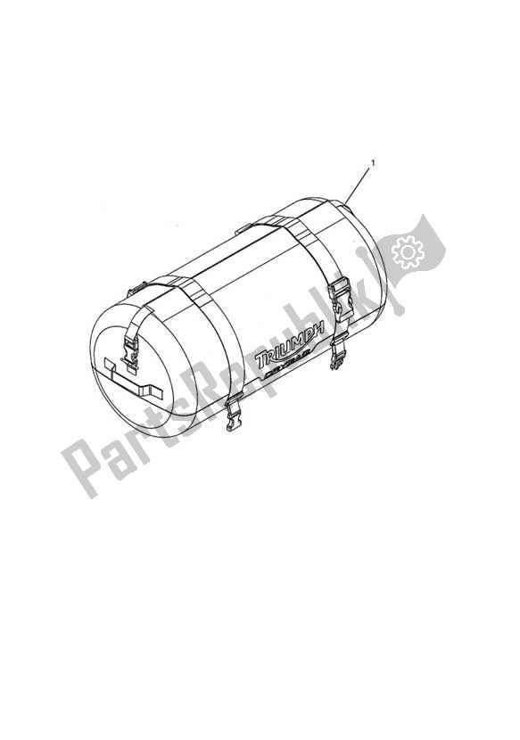 Tutte le parti per il Rollbag del Triumph Tiger 800 2011 - 2015