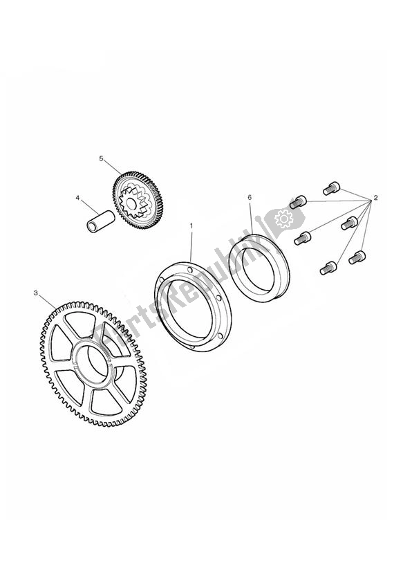 Todas las partes para Engranajes De Arranque de Triumph Tiger 800 2011 - 2015