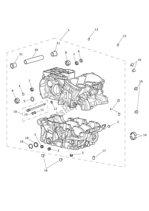 Alle onderdelen voor de Carter & Toebehoren van de Triumph Tiger 800 2011 - 2015